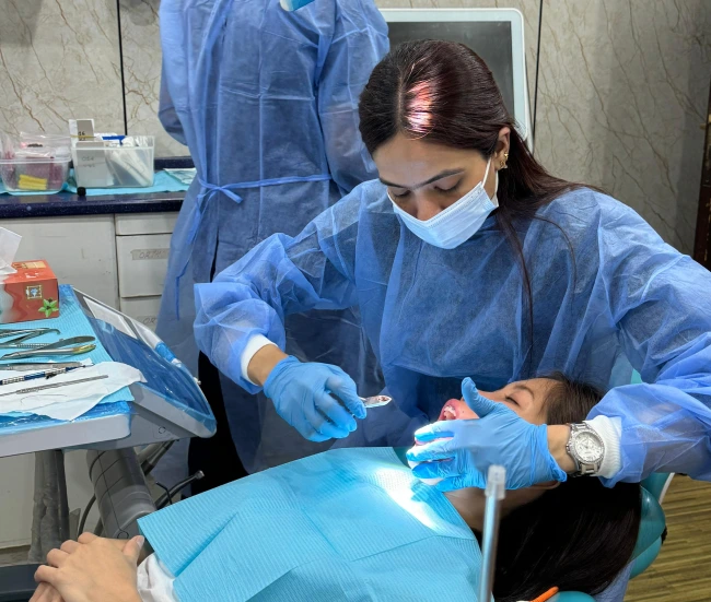 Modern Dental Operatory and Practitioner at National Medical Center Dubai