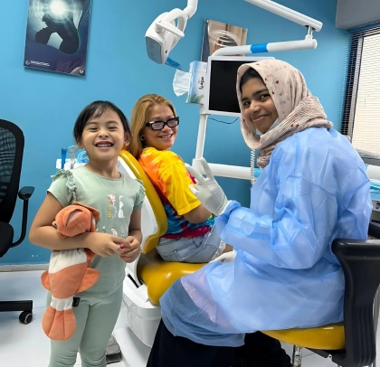 Adult ceramic braces before and after occlusion result in Satwa Dubai
